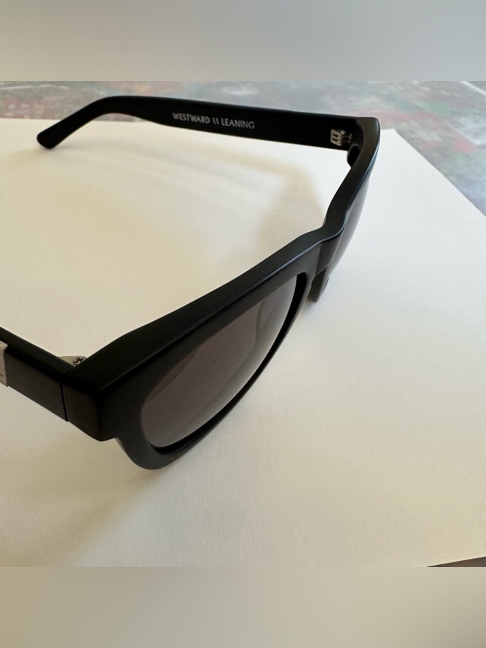 Westward Leaning Pioneer Sunglasses with Marble Detail at Temples - Picture 2 of 10